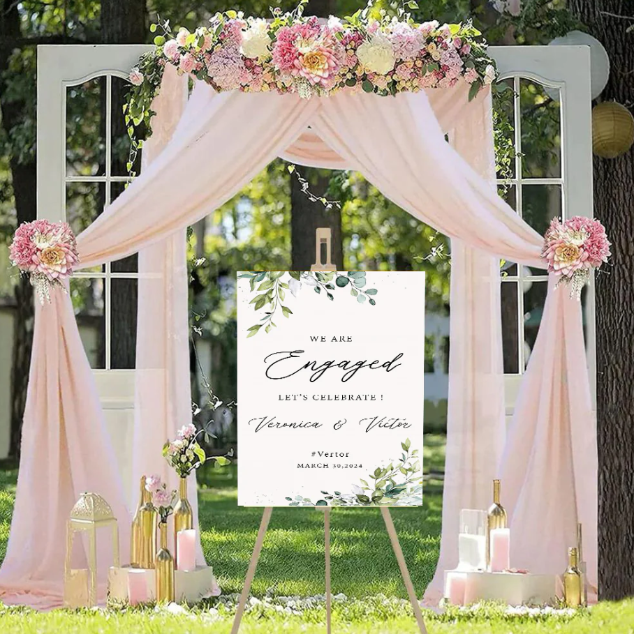 Wedding Ceremony Theme Party Welcome Board