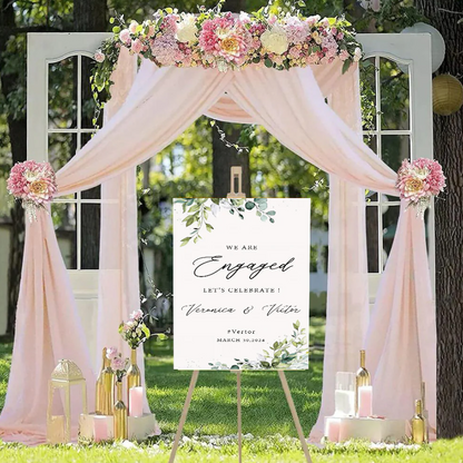 Wedding Ceremony Theme Party Welcome Board