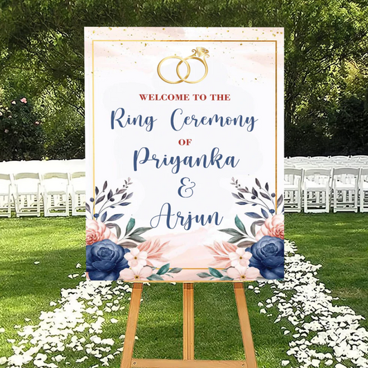 Wedding Ceremony Theme Party Welcome Board