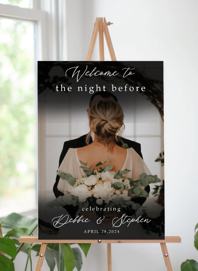 Wedding Ceremony Theme Party Welcome Board