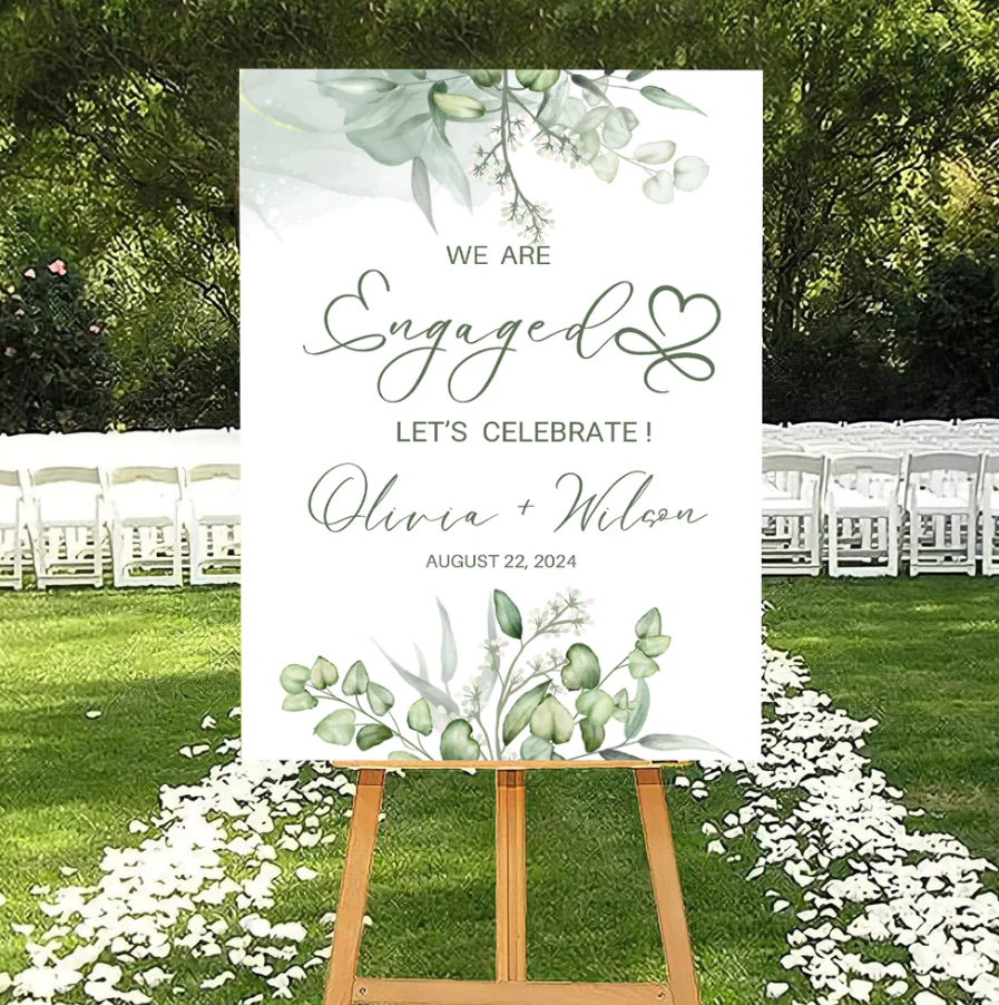 Wedding Ceremony Theme Party Welcome Board