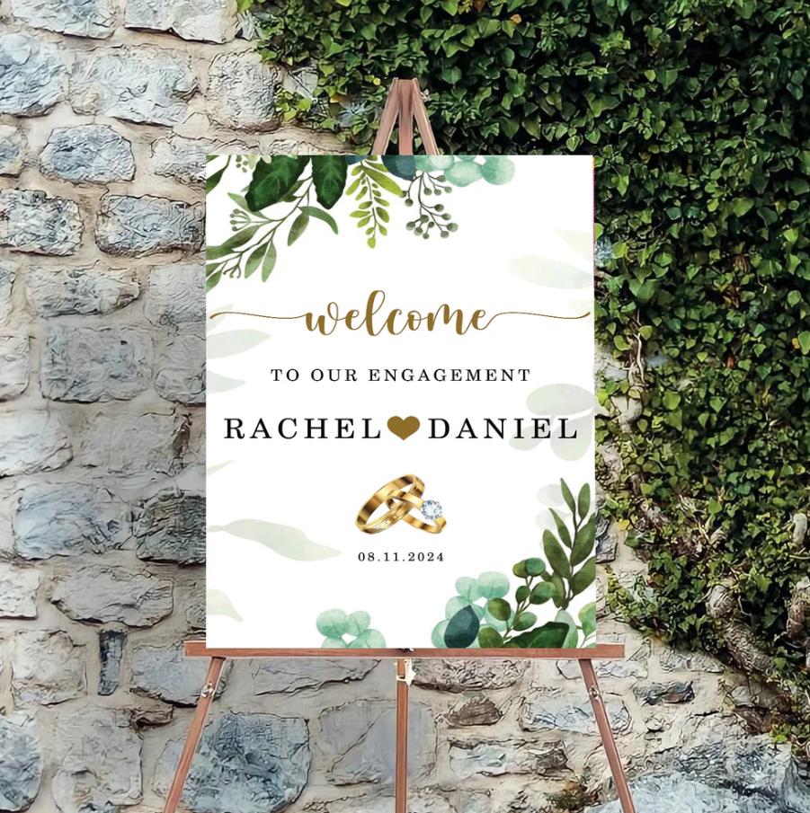Wedding Ceremony Theme Party Welcome Board