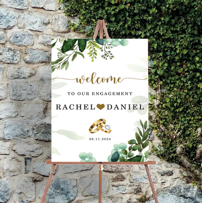 Wedding Ceremony Theme Party Welcome Board