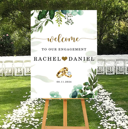 Wedding Ceremony Theme Party Welcome Board