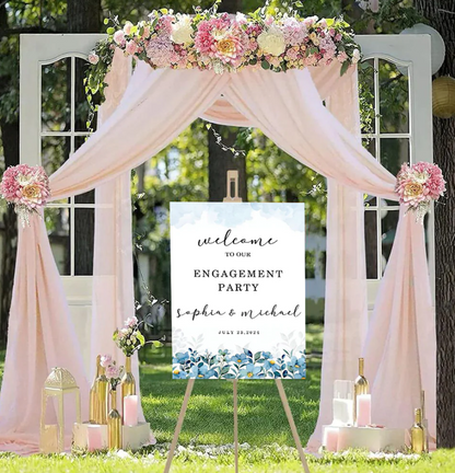 Wedding Ceremony Theme Party Welcome Board