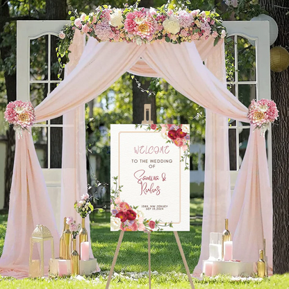 Wedding Ceremony Theme Party Welcome Board