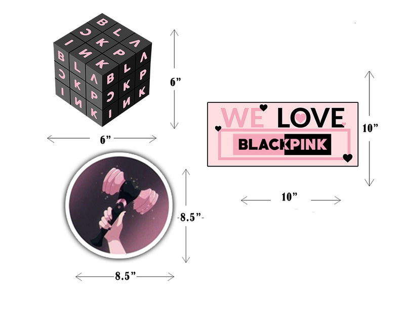 Black Pink Theme Birthday Party Table Toppers for Decoration