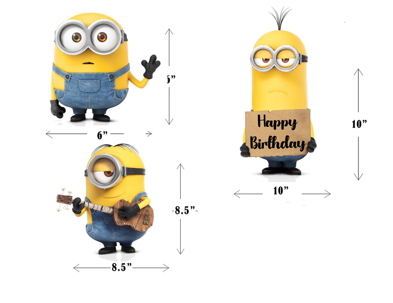 Minnion theme Birthday Party Table Toppers for Decoration