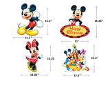 Mickey Mouse Theme Birthday Party Cutouts