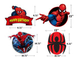 Spiderman Theme Birthday Party Hangings