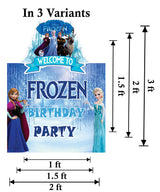 Frozen Theme Birthday Party Welcome Board