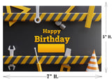 Construction Birthday Party Backdrop