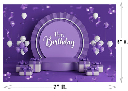 Joyful Birthday Party Backdrop 