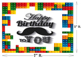 Lego Theme Birthday Party Backdrop