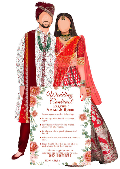Wedding Contract For Wedding Entry - Wedding Function