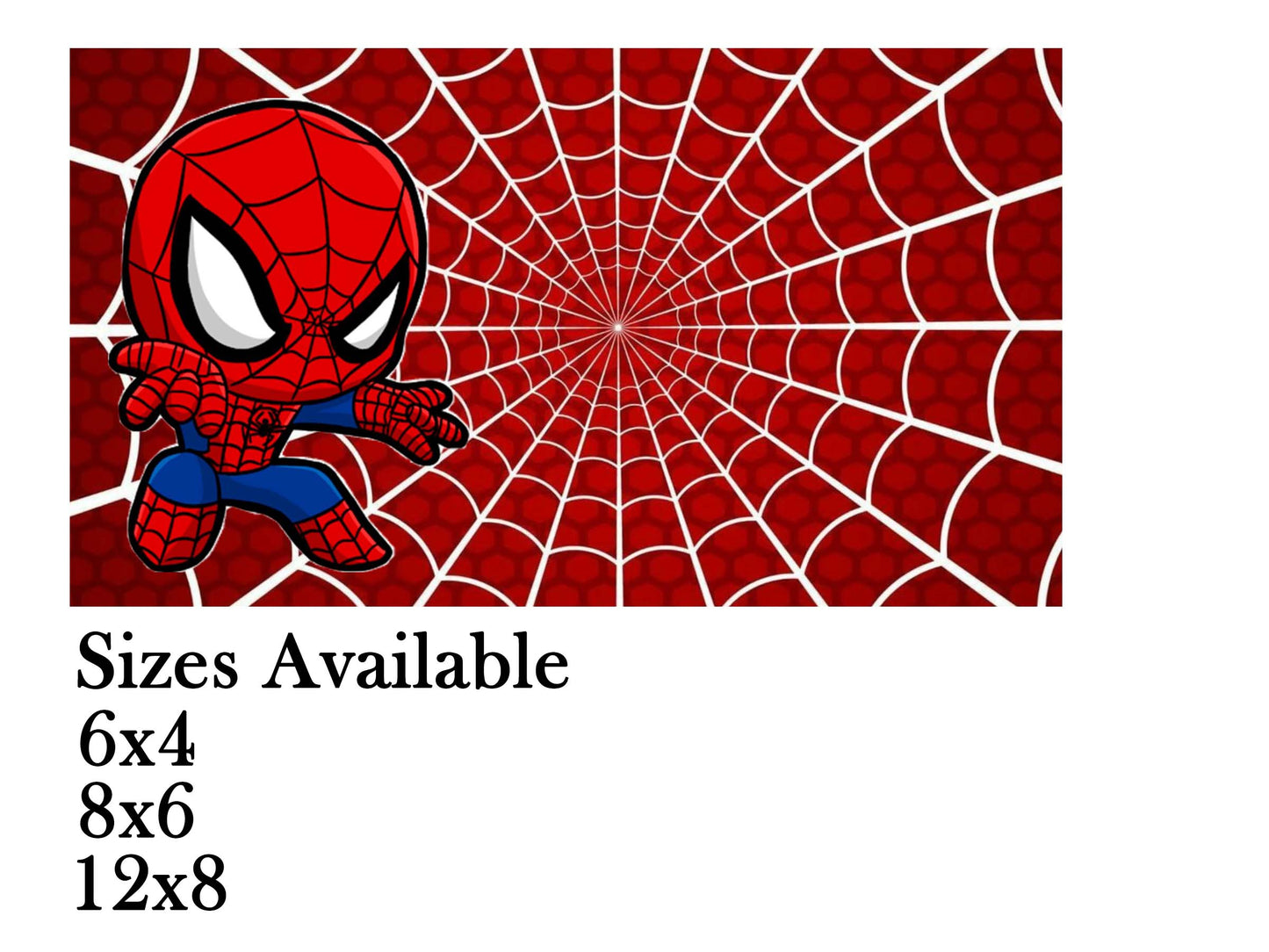 Spiderman Theme Birthday Cake Table Cover