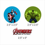 Avenger Theme Birthday Party Paper Decorative Straws