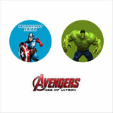 Avenger Theme Birthday Party Paper Decorative Straws