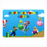 Super Mario Theme Birthday Table Mats for Decoration