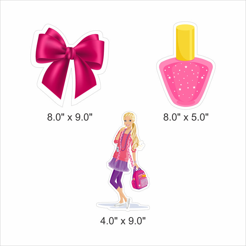 Barbie Birthday Party Table Toppers for Decoration