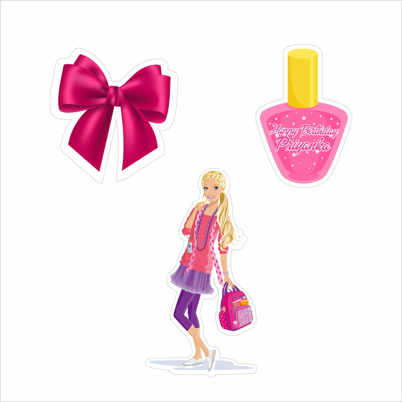 Barbie Birthday Party Table Toppers for Decoration