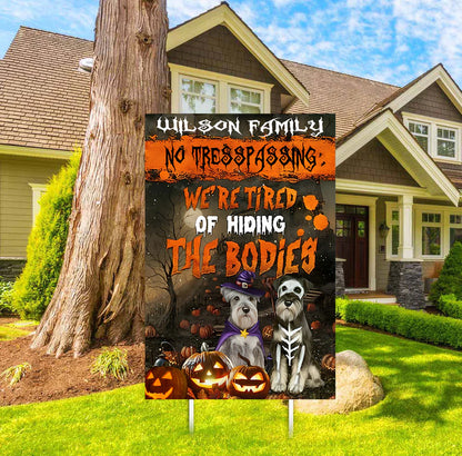 Halloween Party Welcome Board - Personalized
