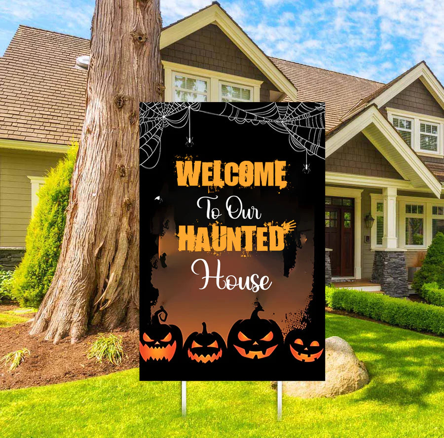 Halloween Party Welcome Board