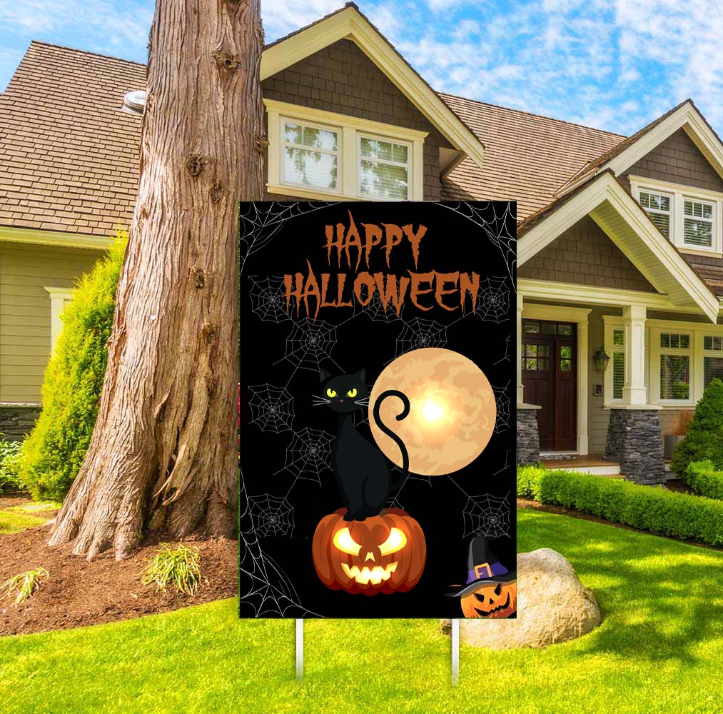 Halloween Party Welcome Board