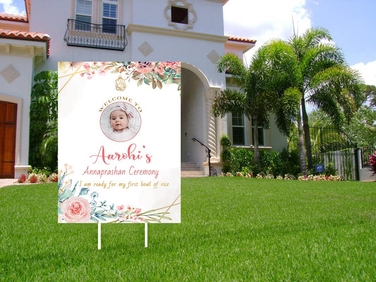 Annaprashan Welcome Sign Board