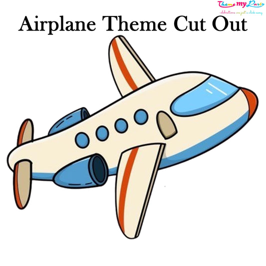 Airplane Theme Birthday Party Cutout