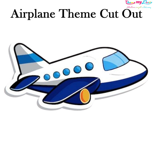 Airplane Theme Birthday Party Cutout