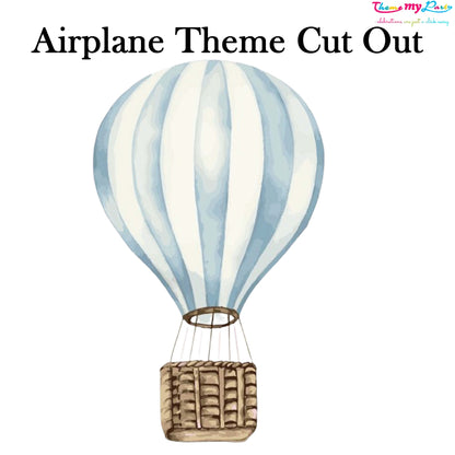 Airplane Theme Birthday Party Cutout