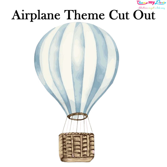 Airplane Theme Birthday Party Cutout