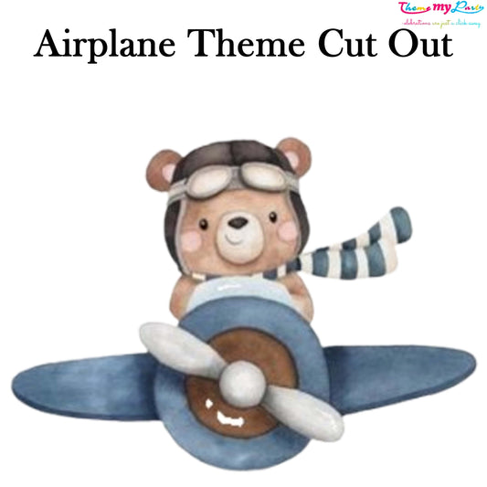 Airplane Theme Birthday Party Cutout
