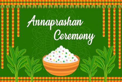 Annaprashan Ceremony Decoration Backdrop Banner For Kid