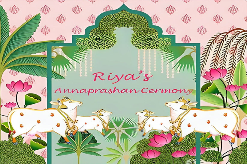 Annaprashan Ceremony Decoration Backdrop Banner For Kid