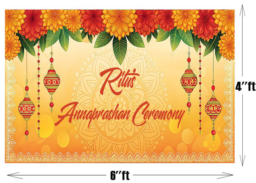 Annaprashan Ceremony Decoration Backdrop Banner For Kid
