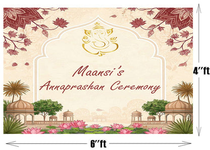 Annaprashan Ceremony Decoration Backdrop Banner For Kid