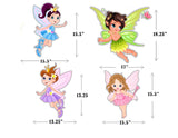 Butterflies & Fairies Theme Birthday Party Cutouts