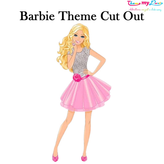 Barbie Theme Birthday Party Cutout