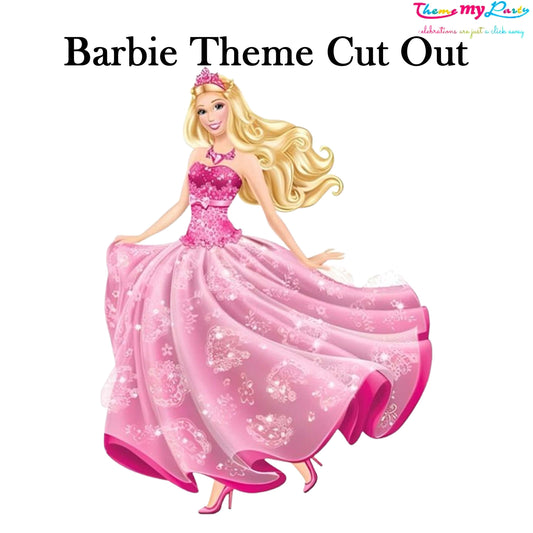 Barbie Theme Birthday Party Cutout
