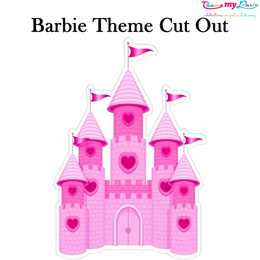 Barbie Theme Birthday Party Cutout