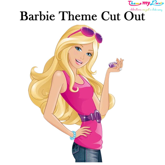 Barbie Theme Birthday Party Cutout