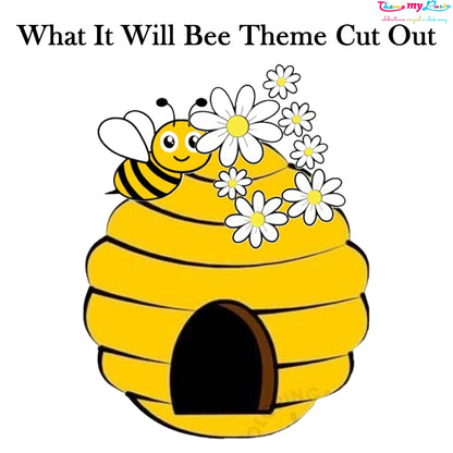 What It Will Bee Baby Shower Party Cutout