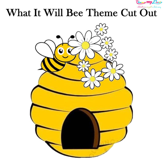What It Will Bee Baby Shower Party Cutout