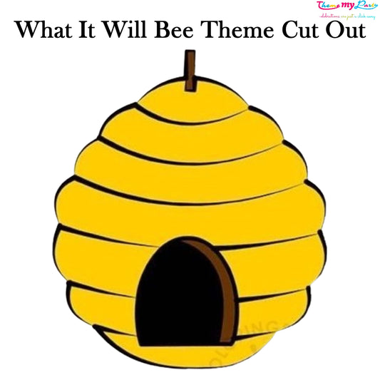 What It Will Bee Baby Shower Party Cutout