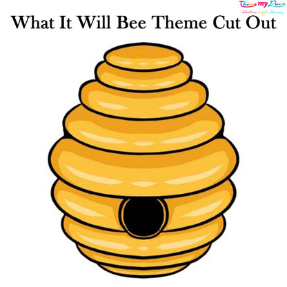 What It Will Bee Baby Shower Party Cutout