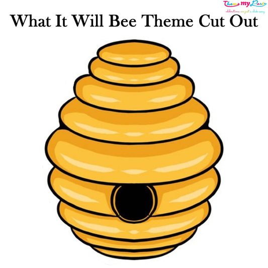 What It Will Bee Baby Shower Party Cutout