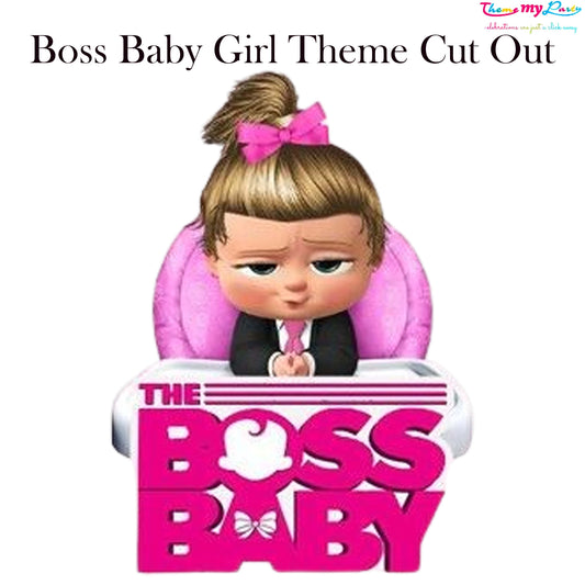 Boss Baby Theme Birthday Party Cutout