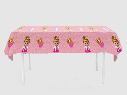 Boss Baby Theme Birthday Cake Table Cover